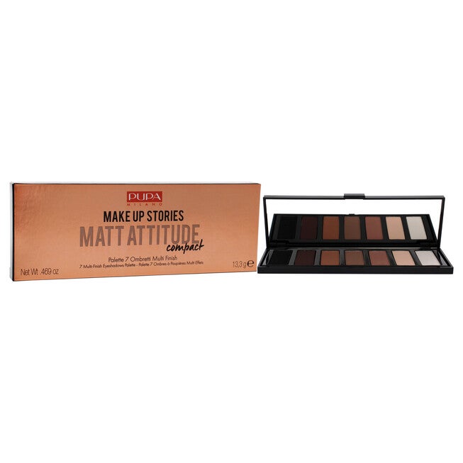 Make Up Stories Compact Palette - 003 Matt Attitude by Pupa Milano for Women - 0.469 oz Eye Shadow, NA, alternate image number null