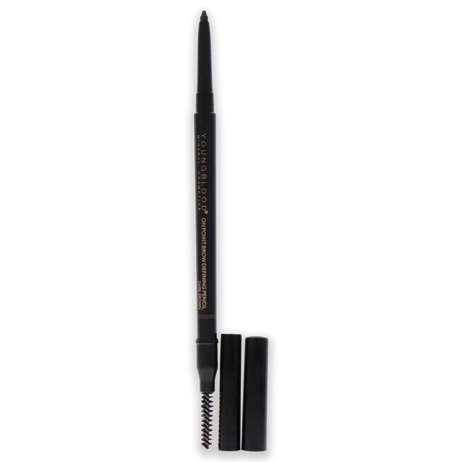 On Point Brow Defining Pencil - Dark Brown by Youngblood for Women - 0.012 oz Eyebrow Pencil, , alternate image number null