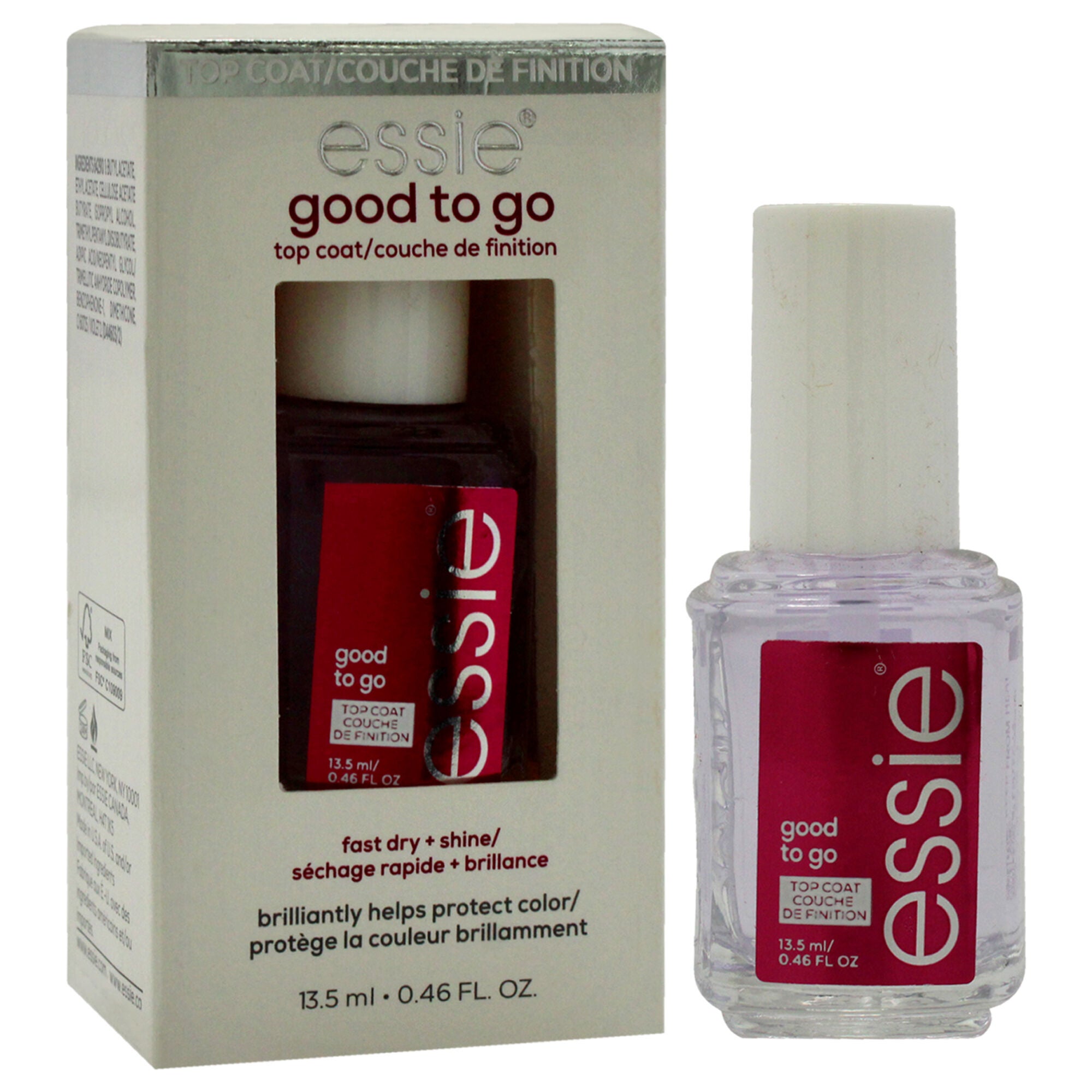 Essie Good To Go Top Coat by Essie for Women - 0.46 oz Nail Polish, See Description, alternate image number 1