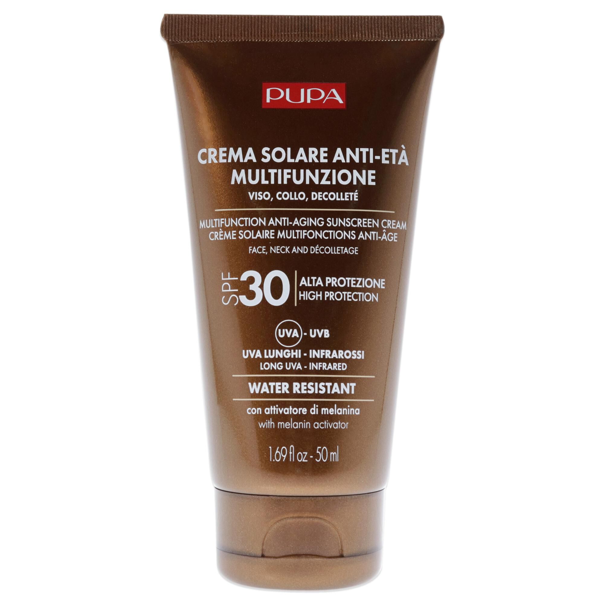 Multifunction Anti-Aging Water Resistant Sunscreen for Face SPF 30 by Pupa Milano for Unisex - 1.69 oz Cream, , alternate image number 5