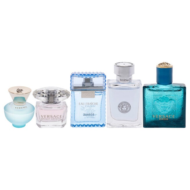 Versace Miniatures Collection by Versace for Unisex - 5 Pc Mini Gift Set 0.17oz, NA, alternate image number null