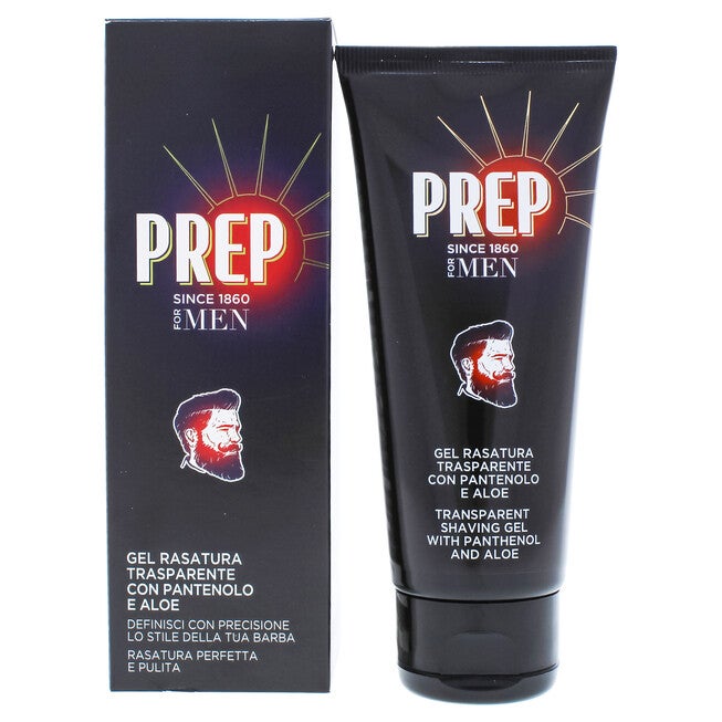Transparent Shaving Gel with Panthenol and Aloe by Prep for Men - 3.4 oz Shaving Gel, NA, hi-res image number null