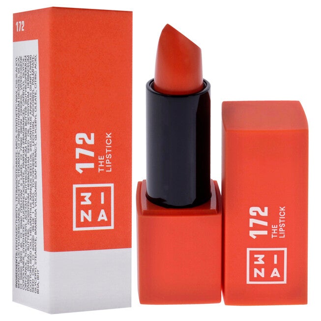 The Lipstick - 172 Bright Sunset Orange by 3INA for Women - 0.16 oz Lipstick, , alternate image number null