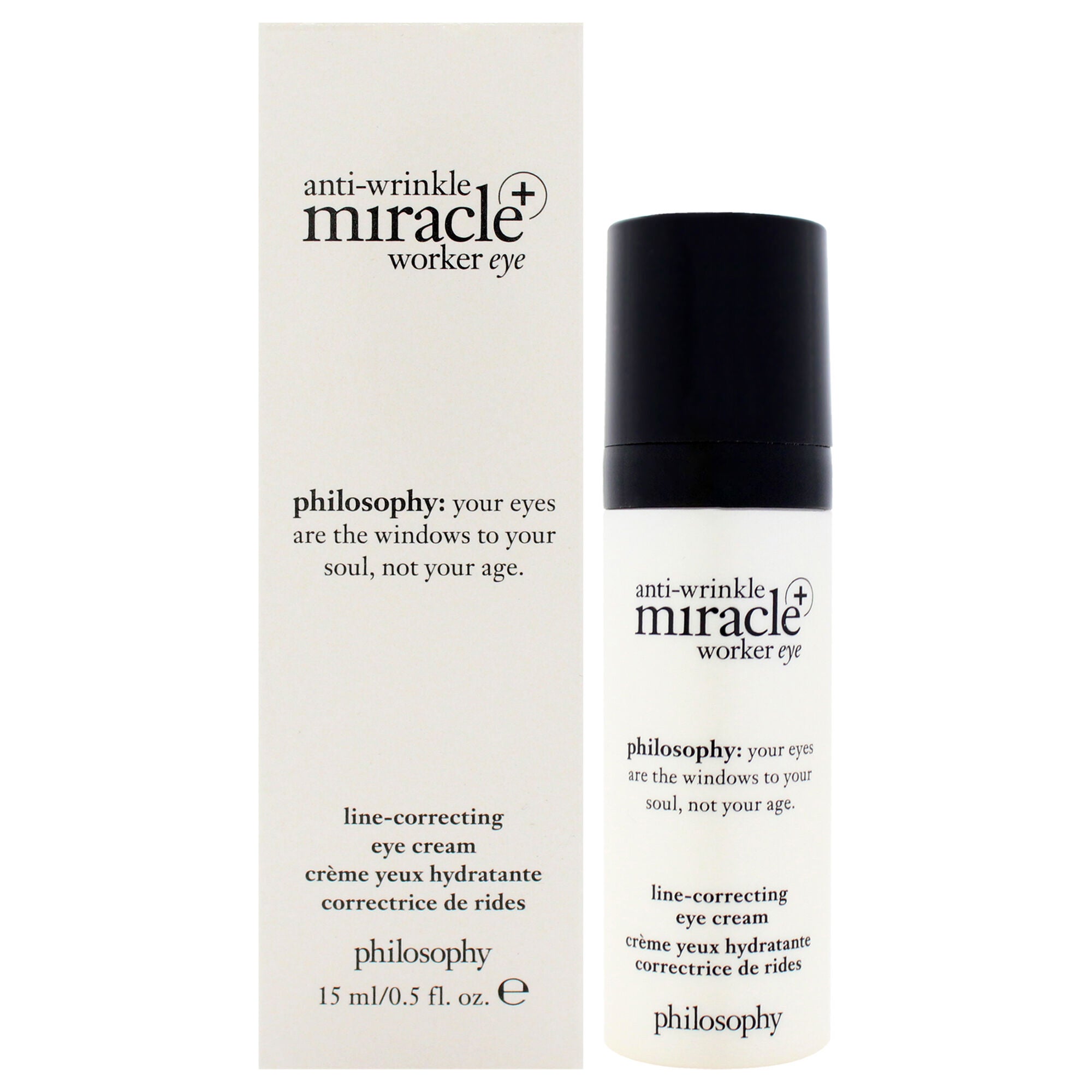 Anti-Wrinkle Miracle Worker Eye Plus by Philosophy for Unisex - 0.5 oz Cream, See Description, hi-res image number 0
