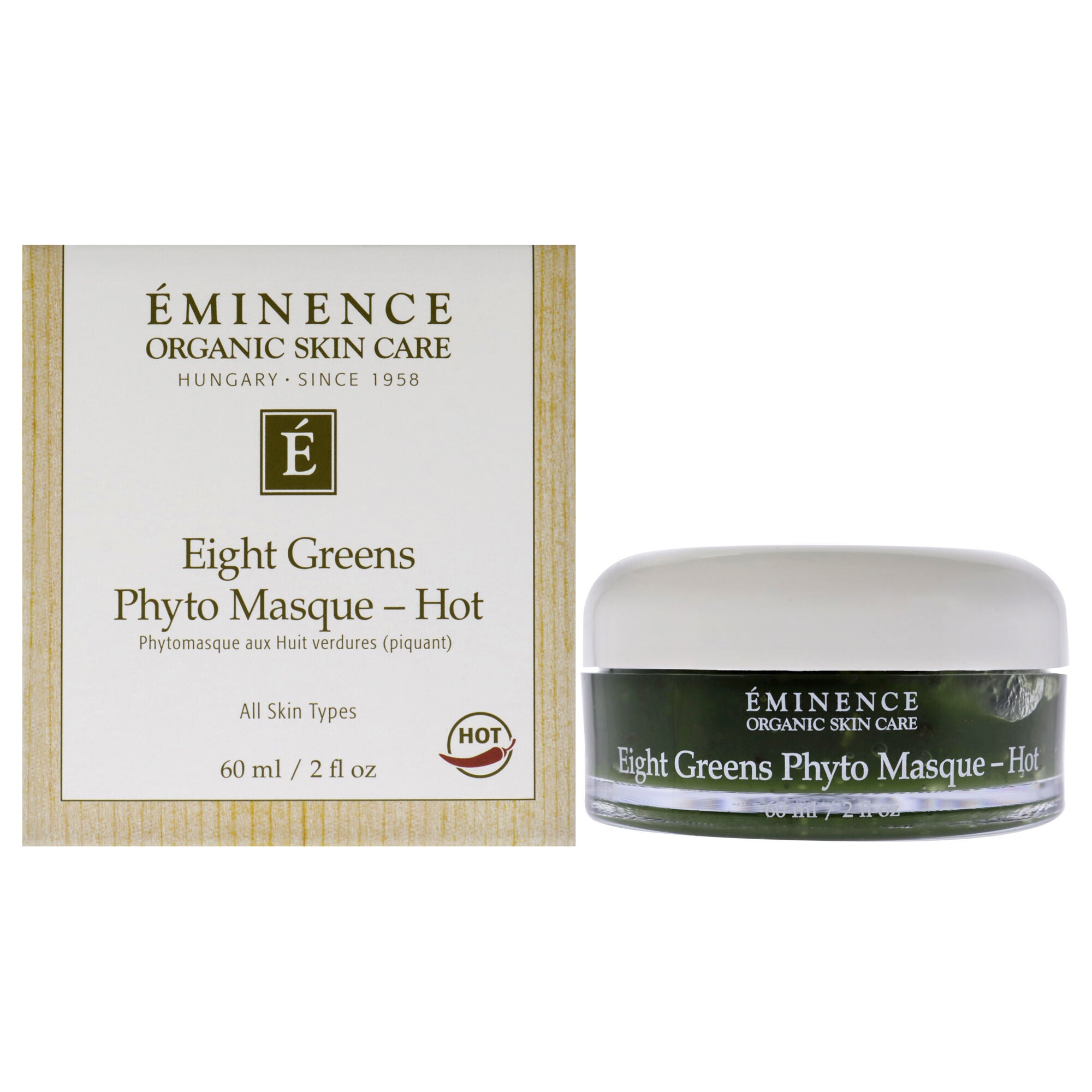 Eight Greens Phyto Masque - Hot by Eminence for Unisex - 2 oz Mask, See Description, hi-res image number 0