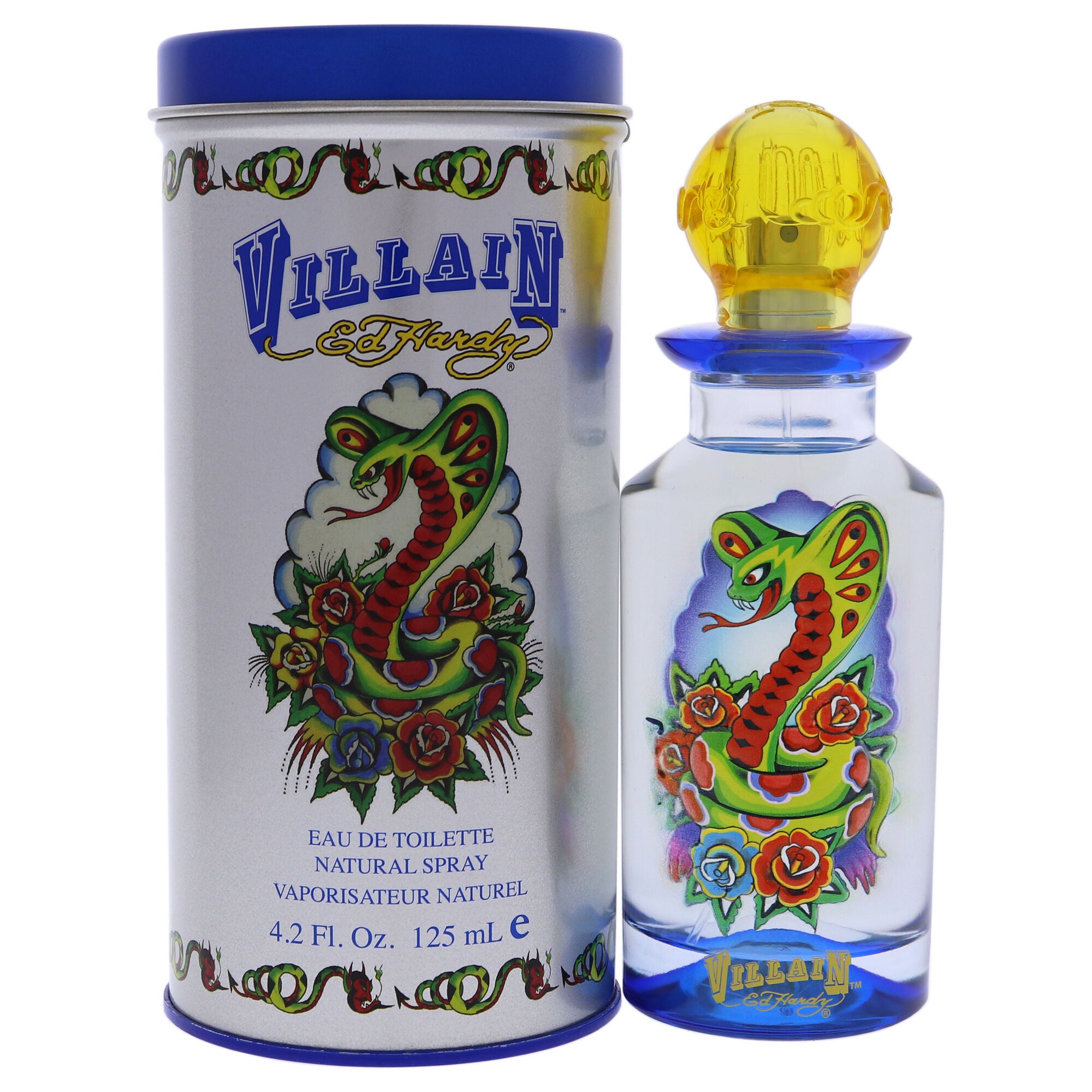 Ed Hardy Villain by Christian Audigier for Men - 4.2 oz EDT Spray, See Description, hi-res image number 0