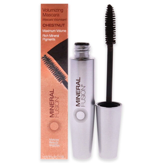 Volumizing Mascara - Chestnut by Mineral Fusion for Women - 0.57 oz Mascara, NA, hi-res image number null