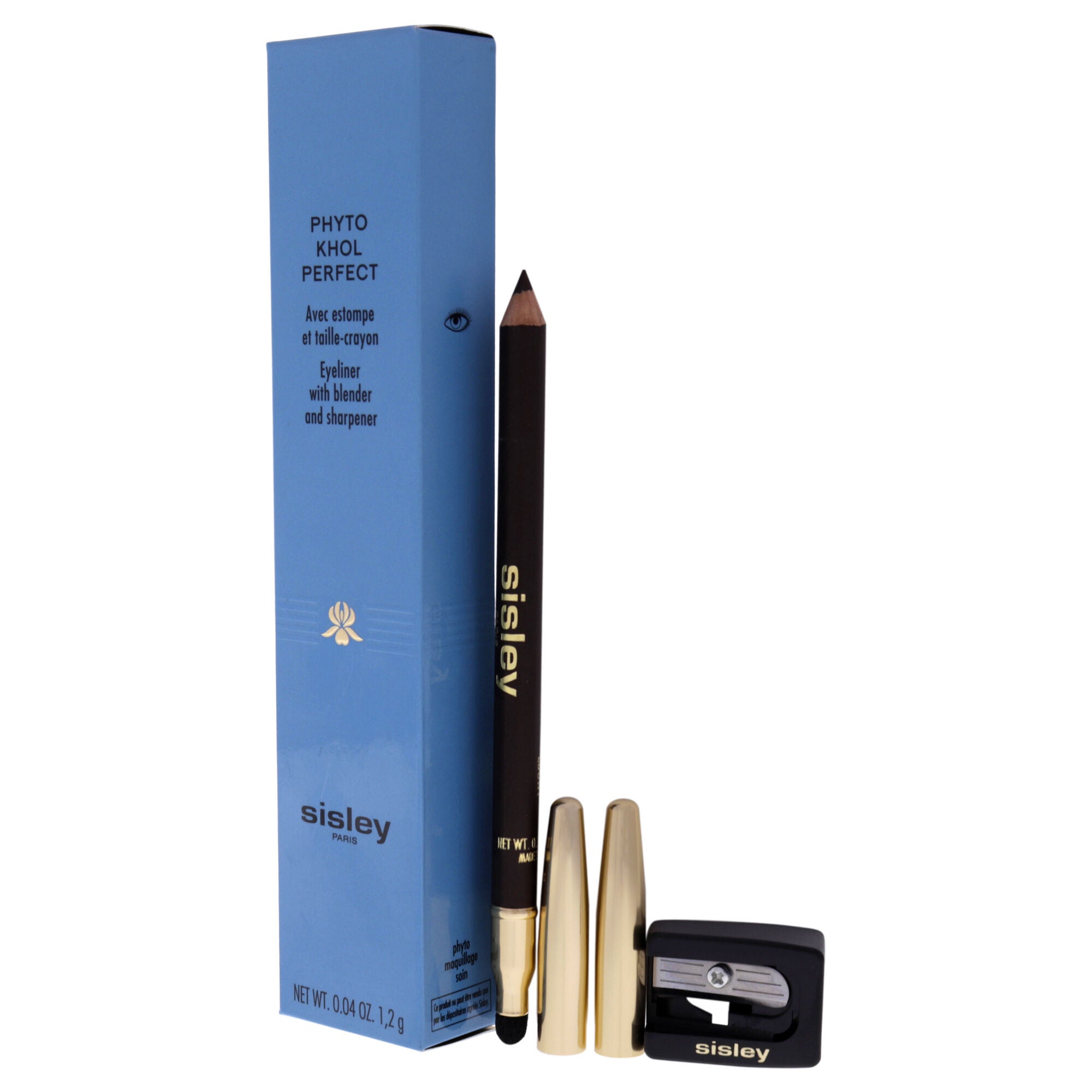 Phyto Khol Perfect Eyeliner With Blender and Sharpener - 10 Ebony by Sisley for Women - 0.04 oz Eyeliner, See Description, alternate image number 3