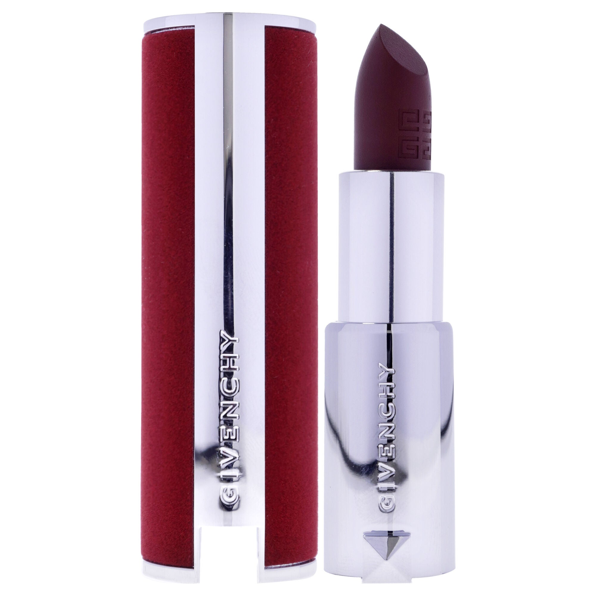 Le Rouge Deep Velvet Matte Lipstick - 38 Grenat Fume by Givenchy for Women - 0.12 oz Lipstick, Red, alternate image number 4