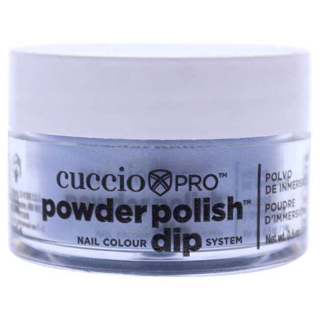 Pro Powder Polish Nail Colour Dip System - Blue with Blue Mica by Cuccio Colour for Women - 0.5 oz Nail Powder, NA, hi-res image number null