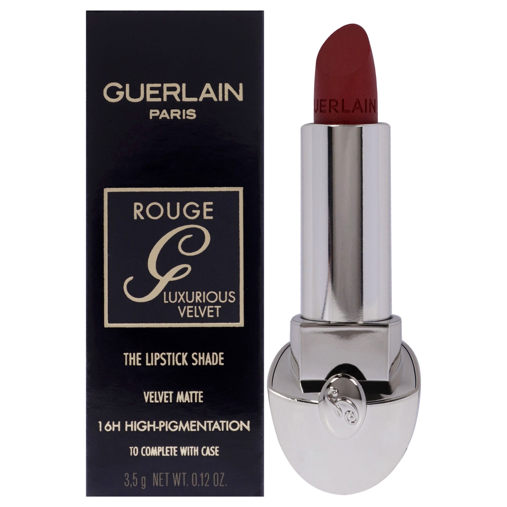 Rouge G Luxurious Velvet Matte Lipstick - N888 Burgundy Red by Guerlain for Women - 0.12 oz Lipstick, See Description, hi-res image number 0