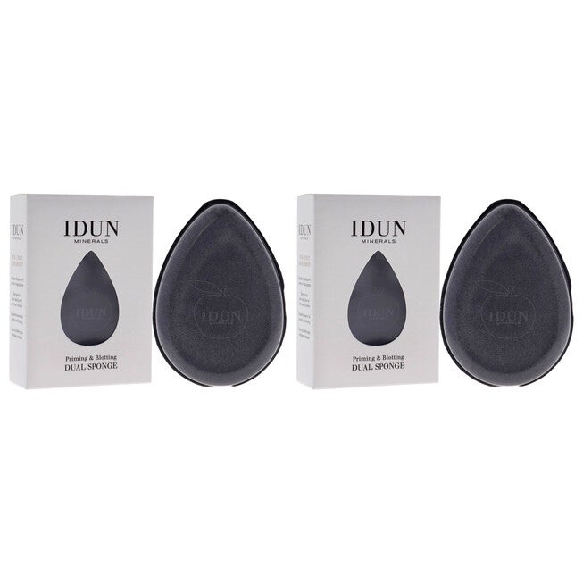 Primer and Blotting Dual Sponge - 049 by Idun Minerals for Women - 1 Pc Sponge - Pack of 2, , alternate image number null