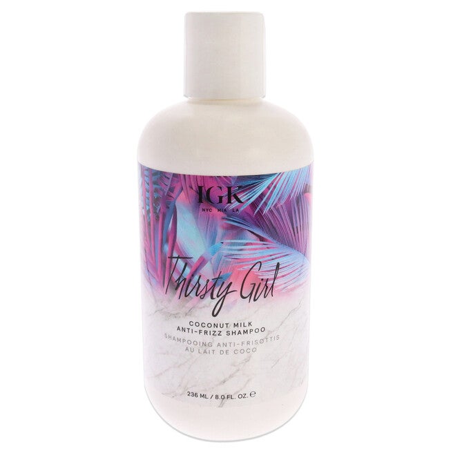 Thirsty Girl Coconut Milk Anti-Frizz Shampoo by IGK for Unisex - 8 oz Shampoo, NA, hi-res image number null
