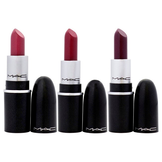 Lustrelite Mini Lipstick Trio - Pink by MAC for Women - 3 Pc Gift Set, , alternate image number null