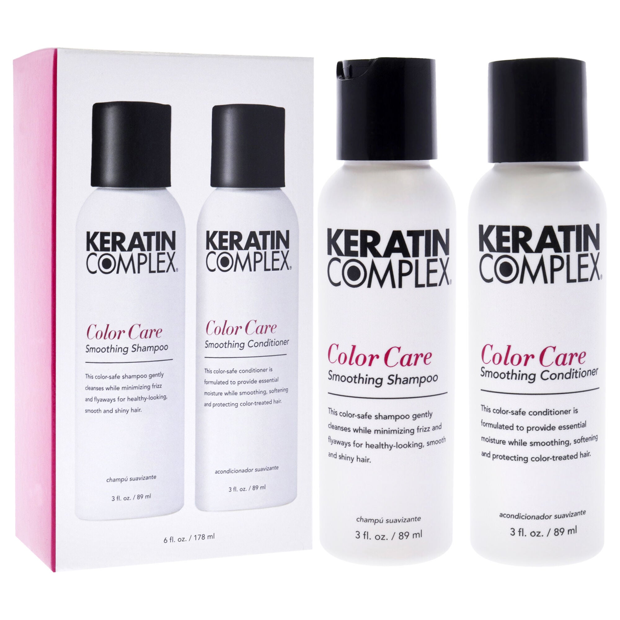 Keratin Complex Color Care Kit by Keratin Complex for Unisex - 2 x 3oz Shampoo, Conditioner, See Description, alternate image number 2