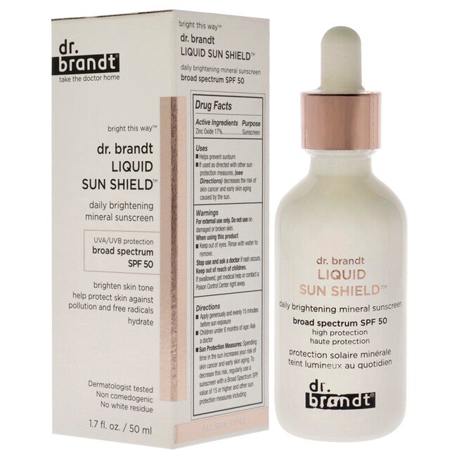 Liquid Sun Shield SPF 50 Sunscreen by Dr. Brandt for Unisex - 1.7 oz Sunscreen, NA, alternate image number null