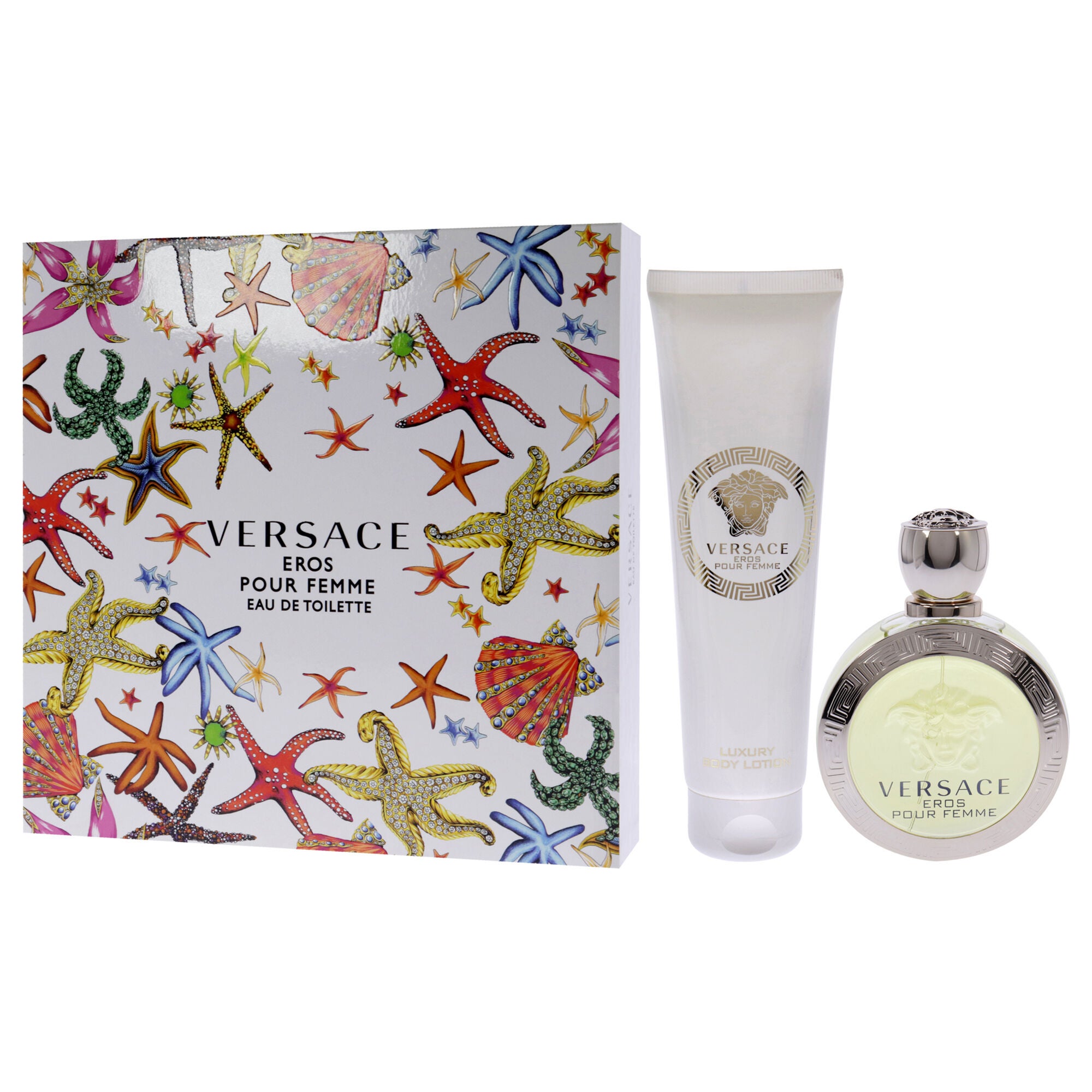 Versace Eros Pour Femme by Versace for Women - 2 Pc Gift Set 3.4oz EDT Spray, 5oz Luxury Body Lotion, See Description, alternate image number 3
