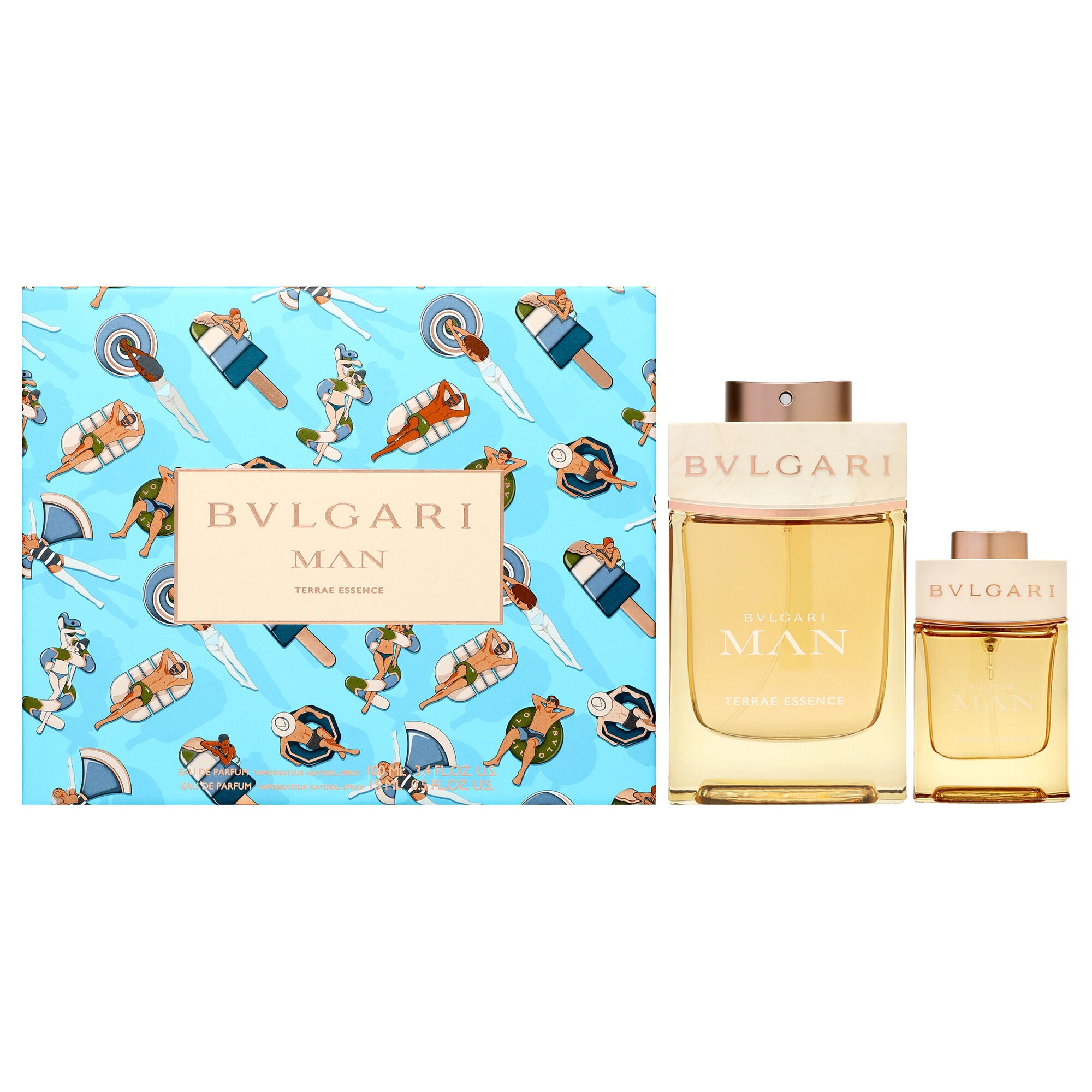 Bvlgari Man Terrae Essence by Bvlgari for Men - 2 Pc Gift Set 3.4oz EDP Spray, 0.5oz EDP Spray, See Description, hi-res image number 0