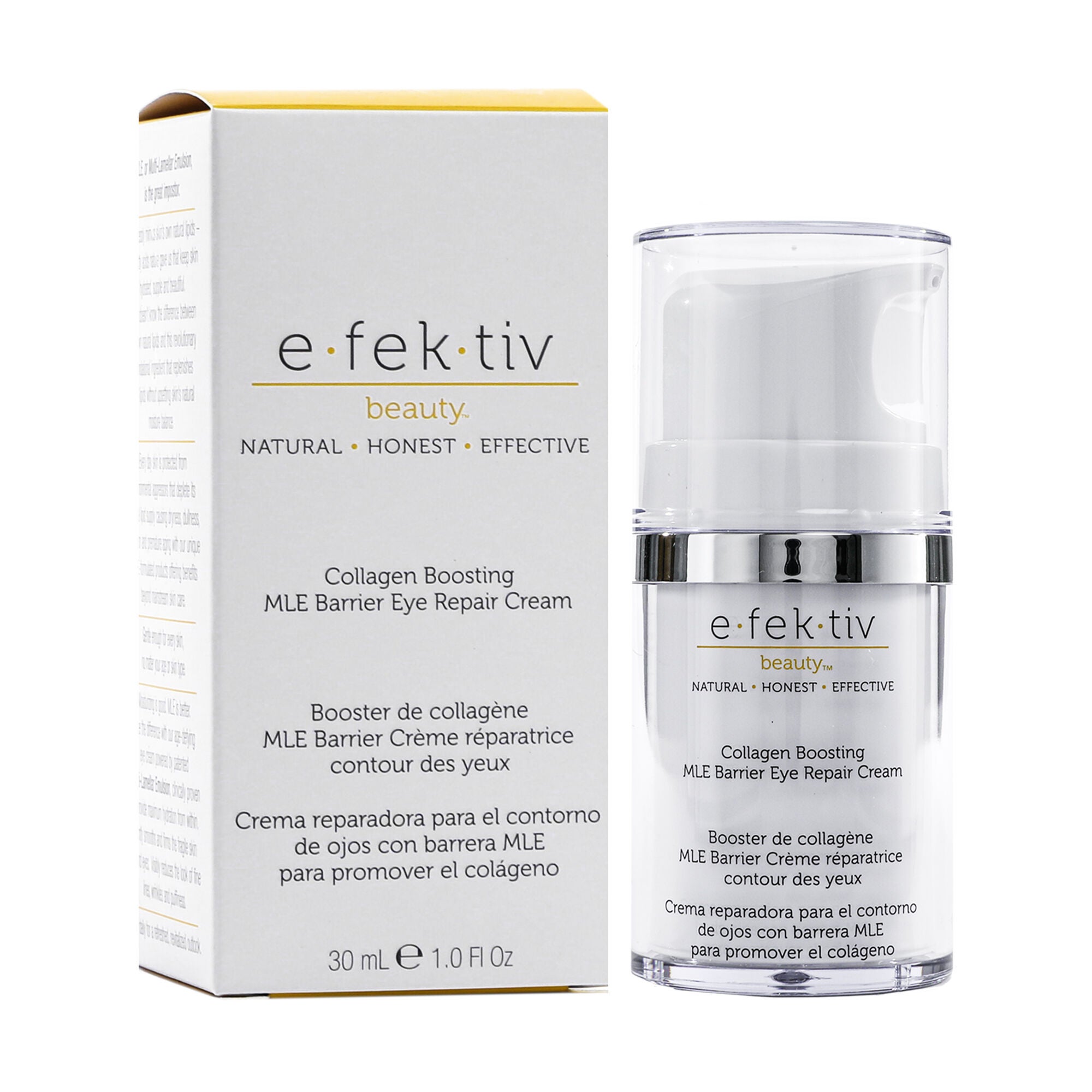 Collagen Boosting MLE Barrier Eye Repair Cream by e.fek.tiv for Unisex - 1 oz Serum, See Description, alternate image number 1