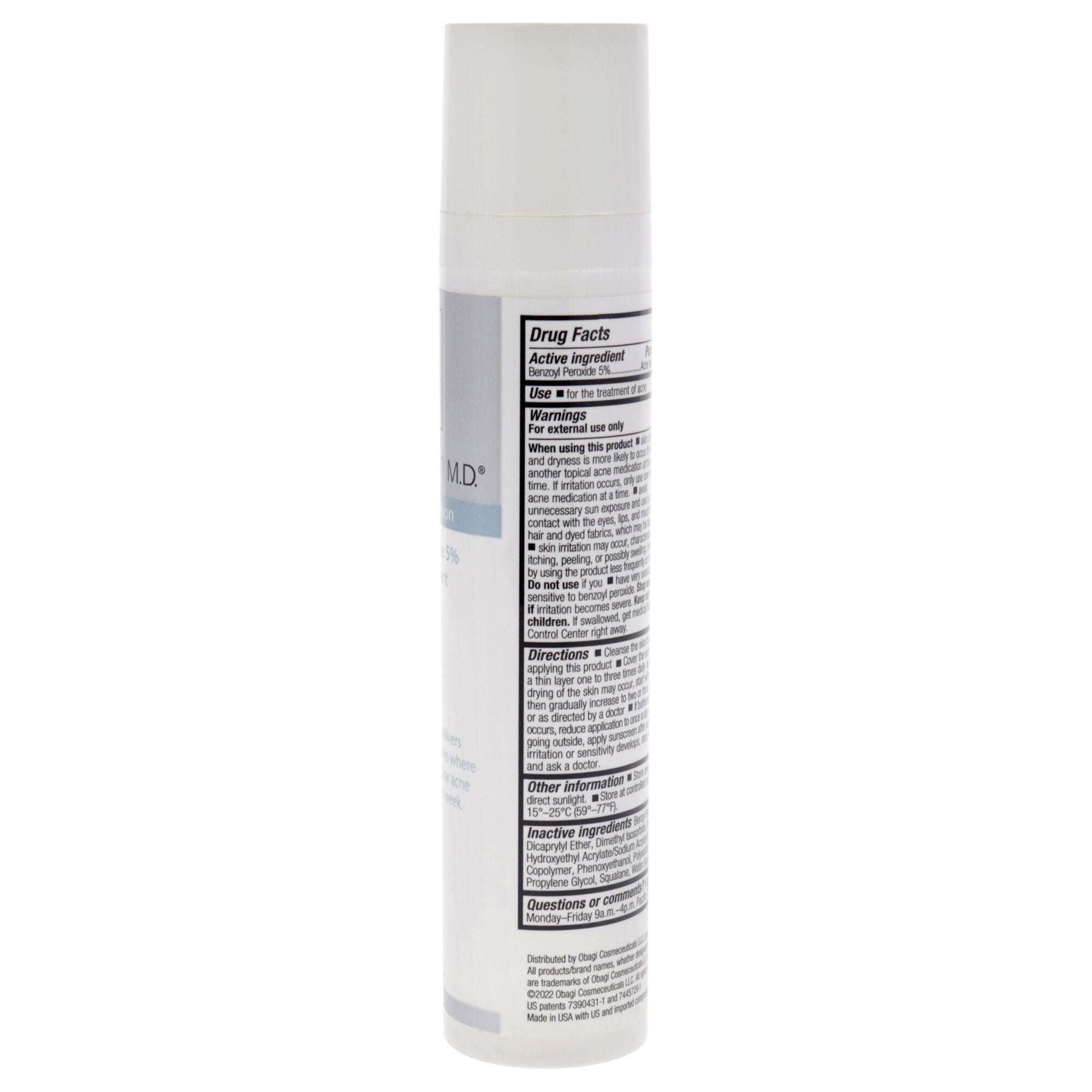 Obagi Clenziderm M.D. Therapeutic Lotion by Obagi for Unisex - 1.6 oz Lotion, See Description, alternate image number 2