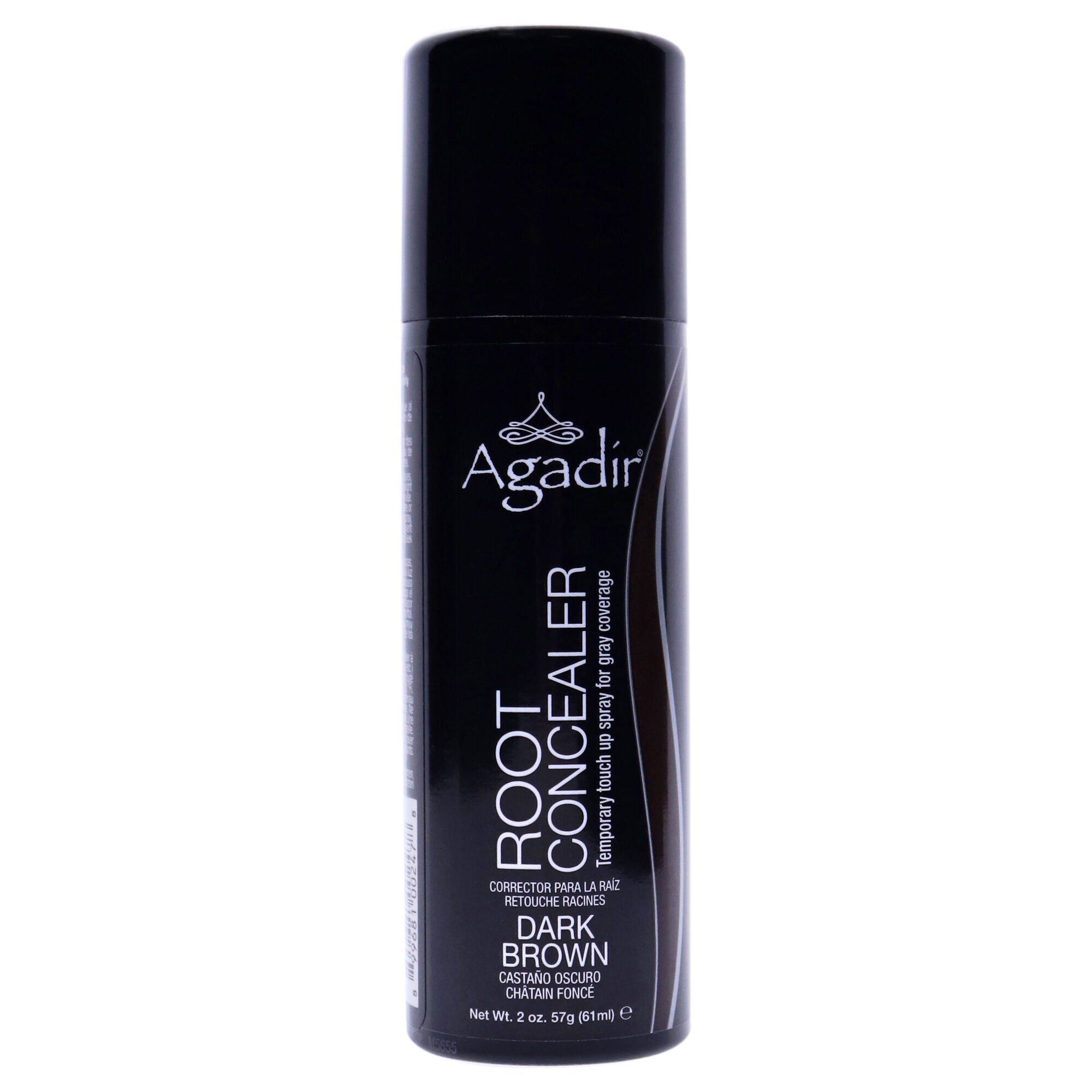 Root Concealer Temporary Touch Up Spray - Dark Brown by Agadir for Unisex - 2 oz Hair Color, , alternate image number 3