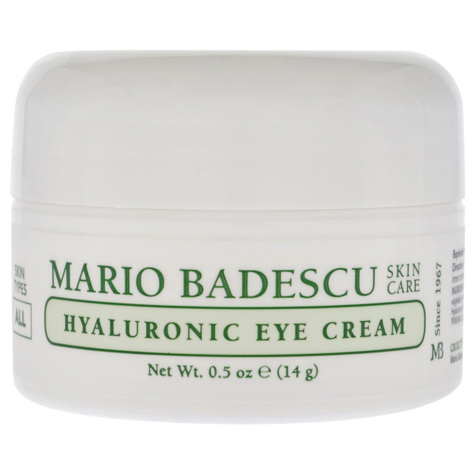 Hyaluronic Eye Cream by Mario Badescu for Women - 0.5 oz Cream, See Description, hi-res image number 0