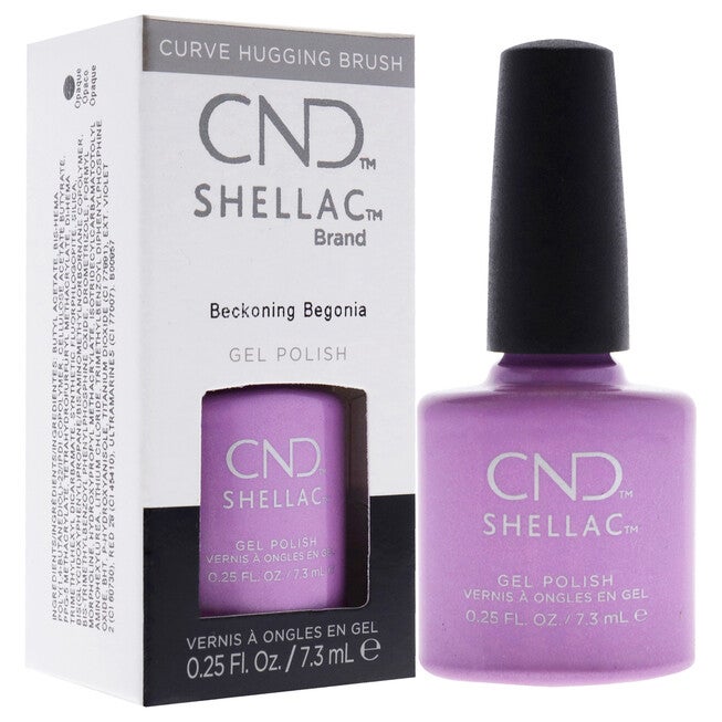 Shellac Nail Color - Beckoning Begonia by CND for Women - 0.25 oz Nail Polish, NA, alternate image number null