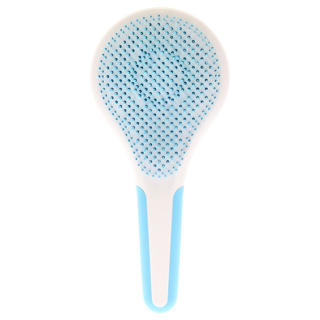 Wet and Dry Hair Detangler Thick and Curly Hair - Blue-White by Michel Mercier for Women - 1 Pc Hair Brush, , alternate image number 5