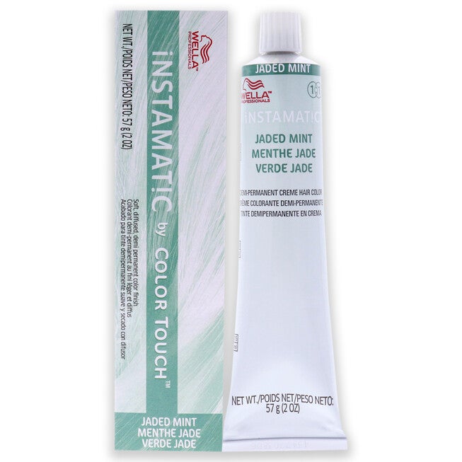 Instamatic By Color Touch Demi-Permanent Hair Color - Jaded Mint by Wella for Unisex - 2 oz Hair Color, NA, hi-res image number null