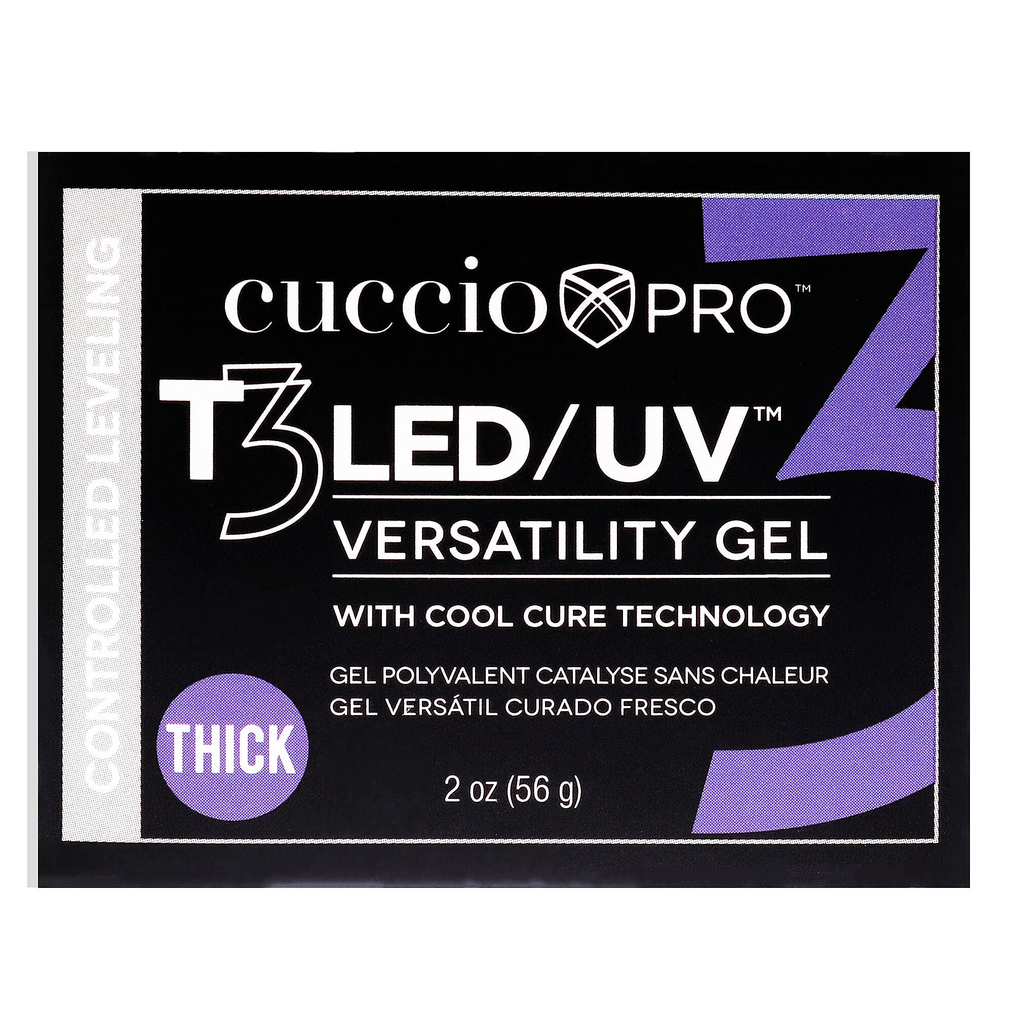 T3 Cool Cure Versatility Gel - Controlled Leveling Opaque Blush Pink by Cuccio Pro for Women - 2 oz Nail Gel, See Description, hi-res image number 0