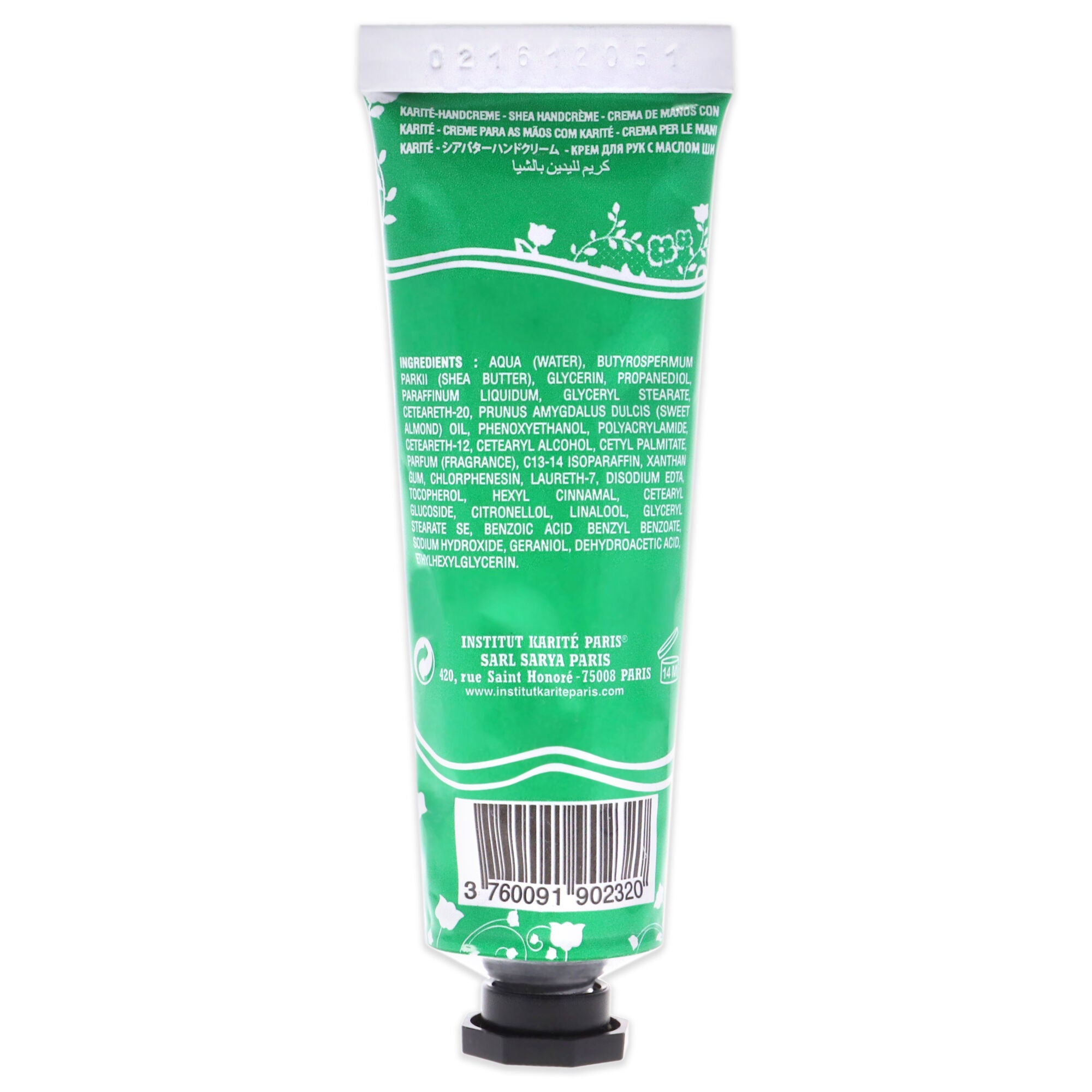 Paris Shea Hand Cream So Chic - Lily of the Valley by Institut Karite for Unisex - 1 oz Cream, See Description, alternate image number 1
