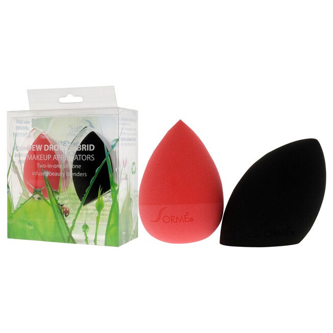 Dew Drop Hybrid Silicone Infused Blender by Sorme Cosmetics for Women - 2 Pc Sponge, NA, alternate image number null