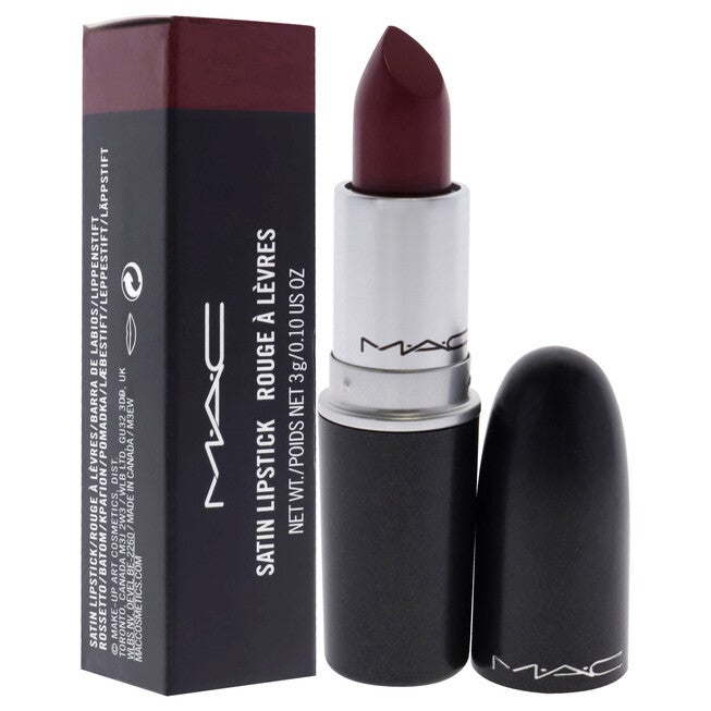 Satin Lipstick - 801 Amorous by MAC for Women - 0.10 oz Lipstick, See Description, alternate image number 1