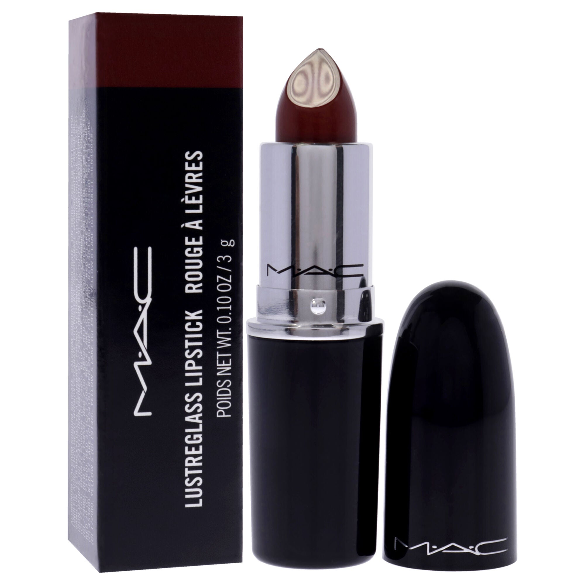 Lustreglass Lipstick - 549 PDA by MAC for Women - 0.1 oz Lipstick, Red, alternate image number 1