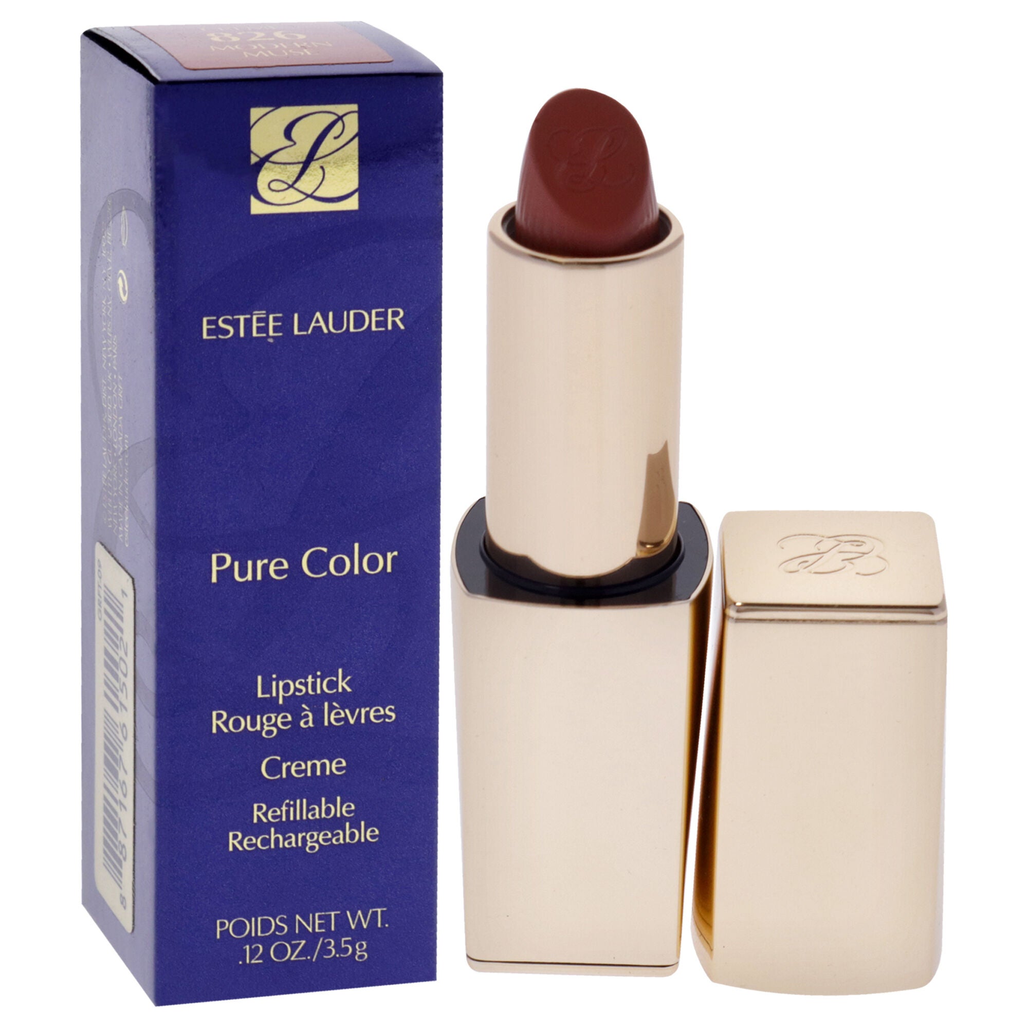 Pure Color Creme Lipstick - 826 Modern Muse by Estee Lauder for Women - 0.12 oz Lipstick (Refillable), See Description, alternate image number 2