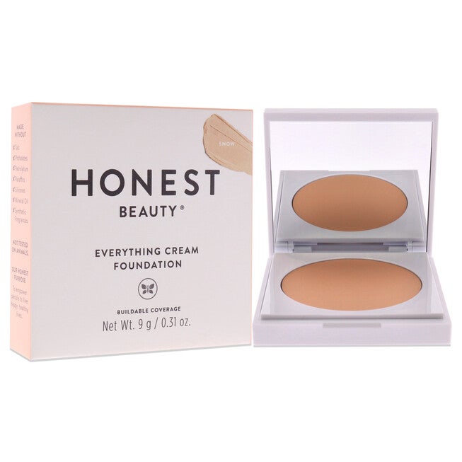 Everything Cream Foundation Compact - Snow by Honest for Women - 0.31 oz Foundation, NA, alternate image number null