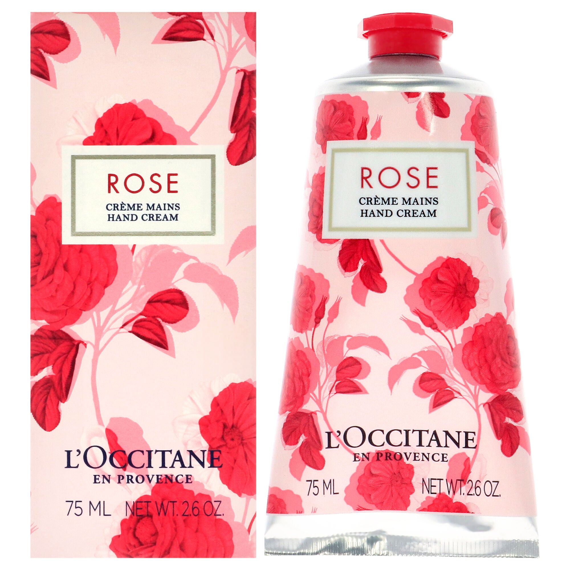 Rose Hand Cream by LOccitane for Unisex - 2.6 oz Cream, See Description, hi-res image number 0
