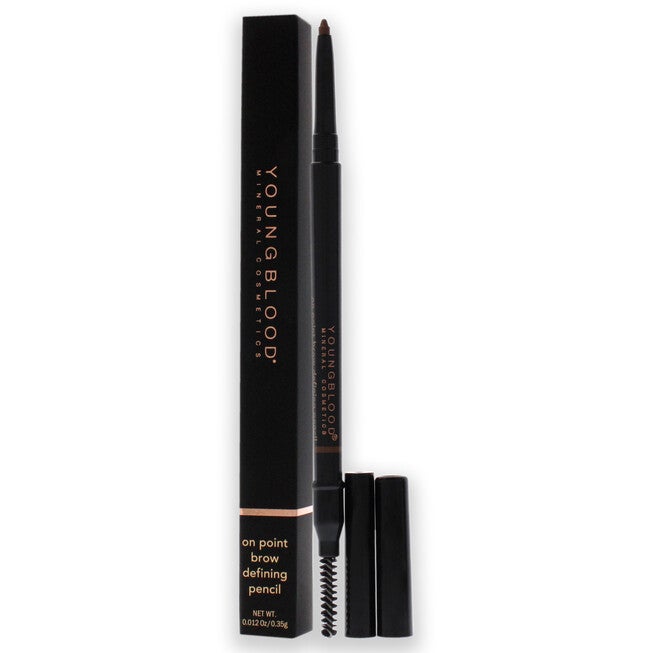 On Point Brow Defining Pencil - Soft Brown by Youngblood for Women - 0.012 oz Eyebrow Pencil, NA, alternate image number null