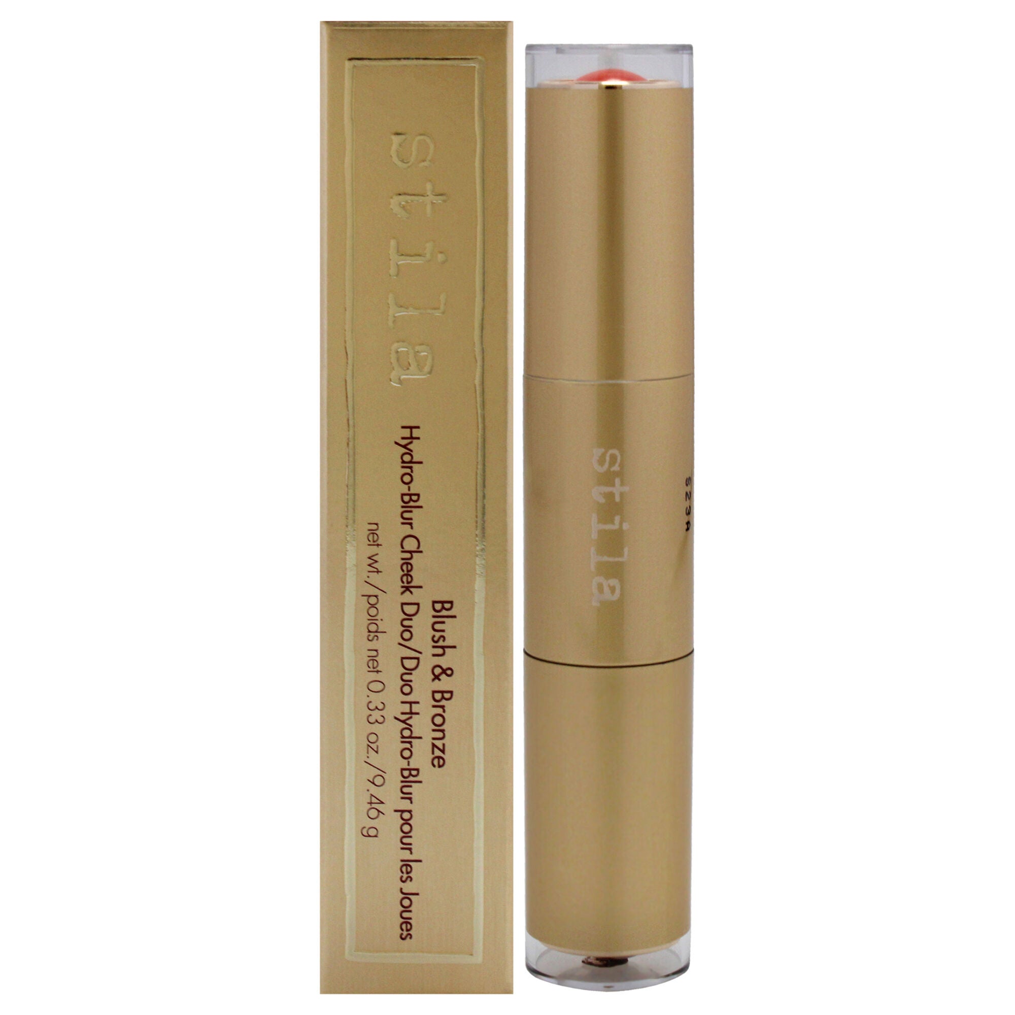 Blush and Bronze Hydro Blur Cheek Duo - Papaya and Tan by Stila for Women - 0.33 oz Makeup, Multi, hi-res image number 0