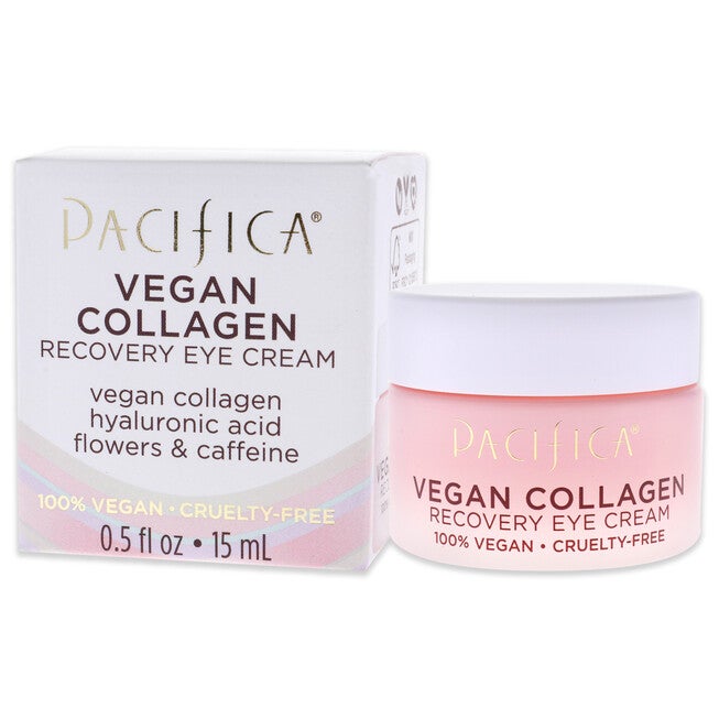 Vegan Collagen Recovery Eye Cream by Pacifica for Women - 0.5 oz Cream, , alternate image number 7