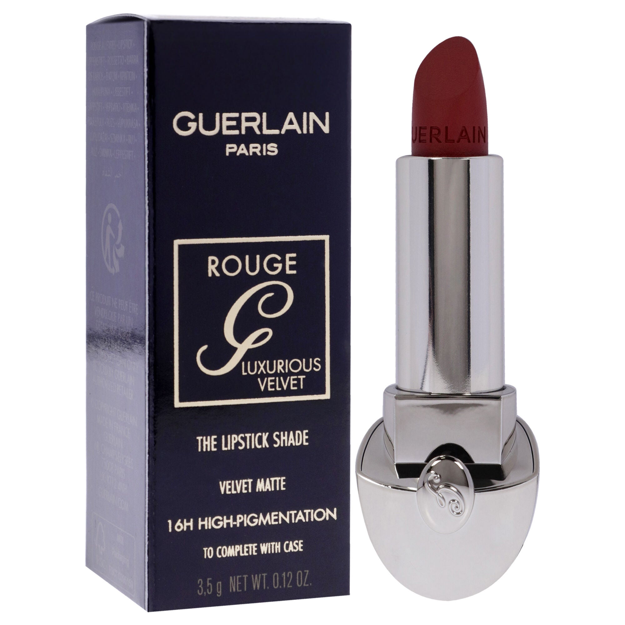 Rouge G Luxurious Velvet Matte Lipstick - N888 Burgundy Red by Guerlain for Women - 0.12 oz Lipstick, See Description, alternate image number 1