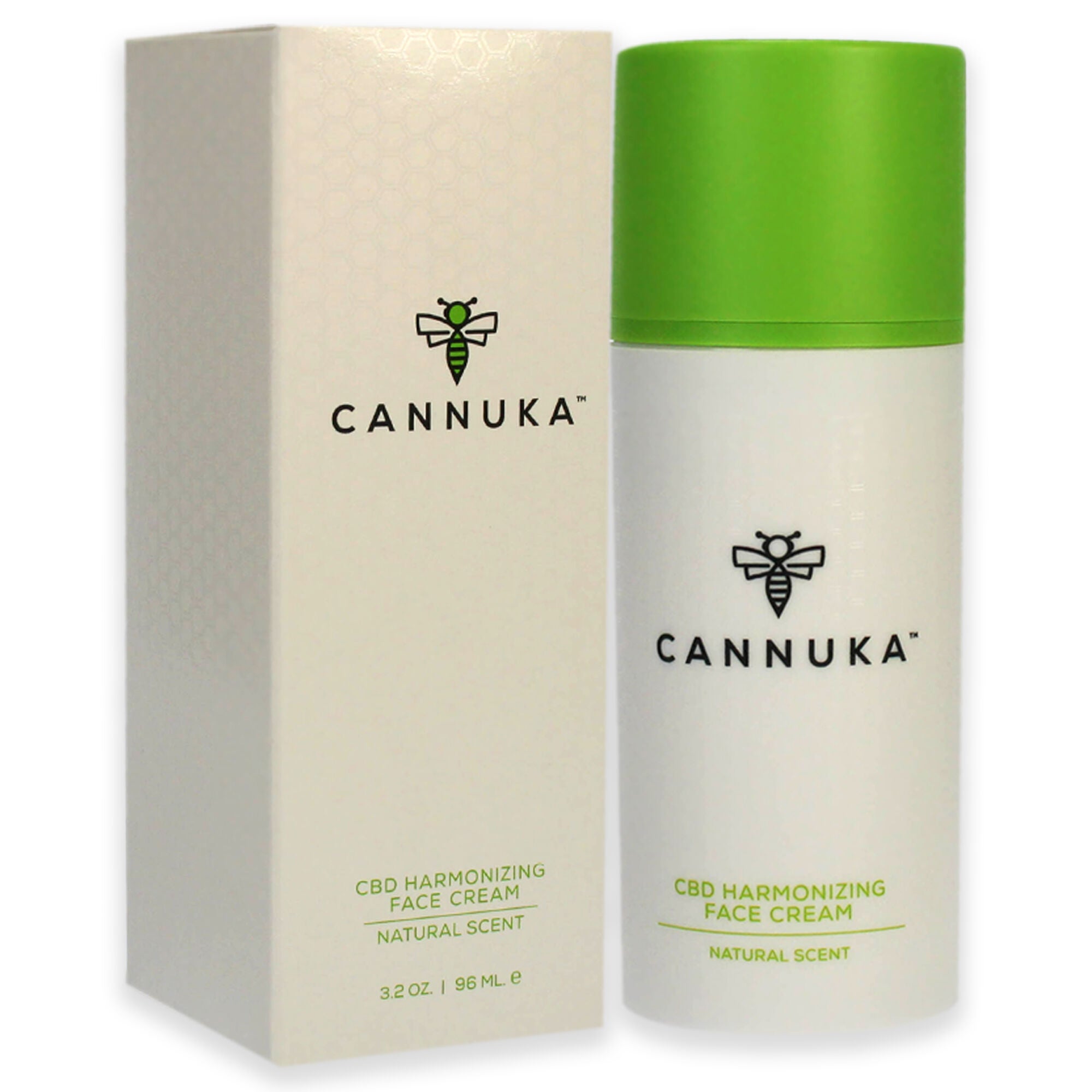 CBD Harmonizing Face Cream - Natural Scent by Cannuka for Unisex - 3.2 oz Cream, See Description, alternate image number 1