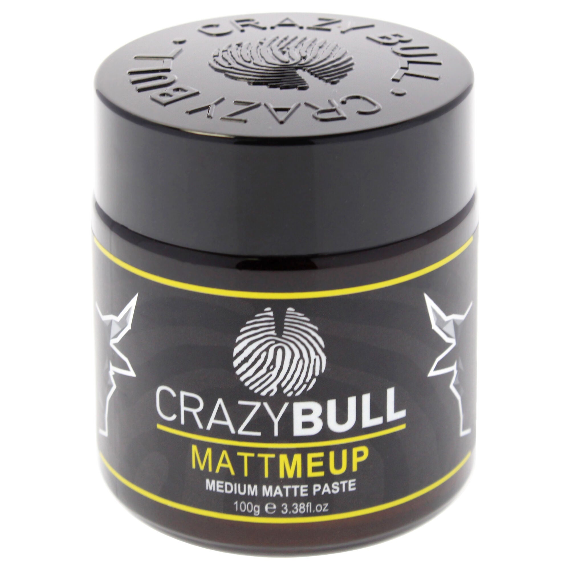 MattMeUp Paste - Medium Matte by Crazy Bull Hair for Men - 3.38 oz Paste, See Description, hi-res image number 0