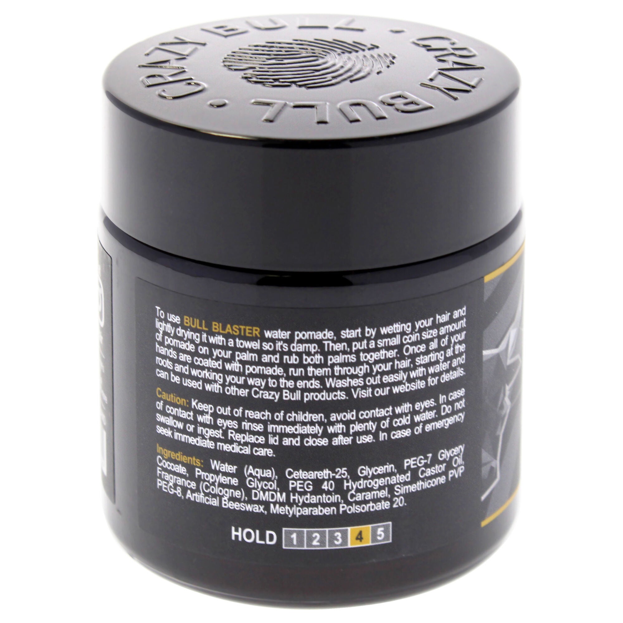 Bull Blaster Water Pomade by Crazy Bull Hair for Men - 3.38 oz Pomade, See Description, alternate image number 2