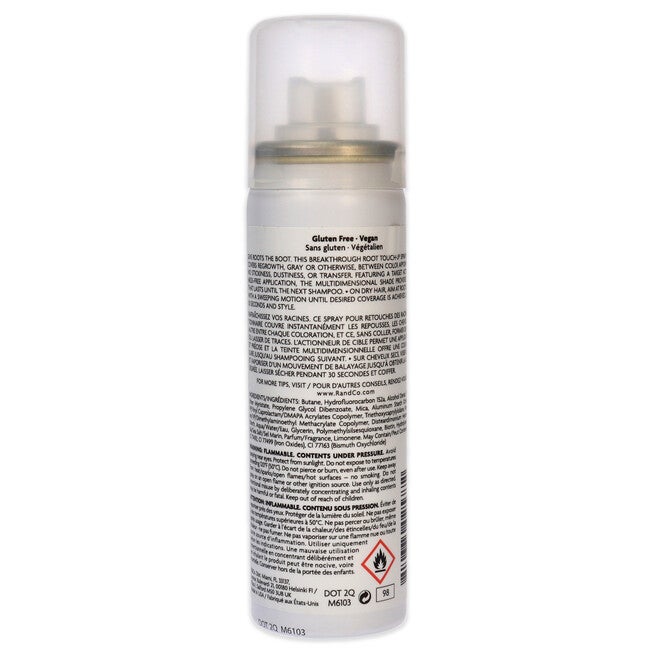 Bright Shadows Root Touch Up Spray - Black by R+Co for Unisex - 1.5 oz Hair Color, NA, alternate image number null