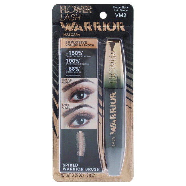 Lash Warrior Mascara - VM2 Fierce Black by Flower Beauty for Women - 0.35 oz Mascara, See Description, hi-res image number 0