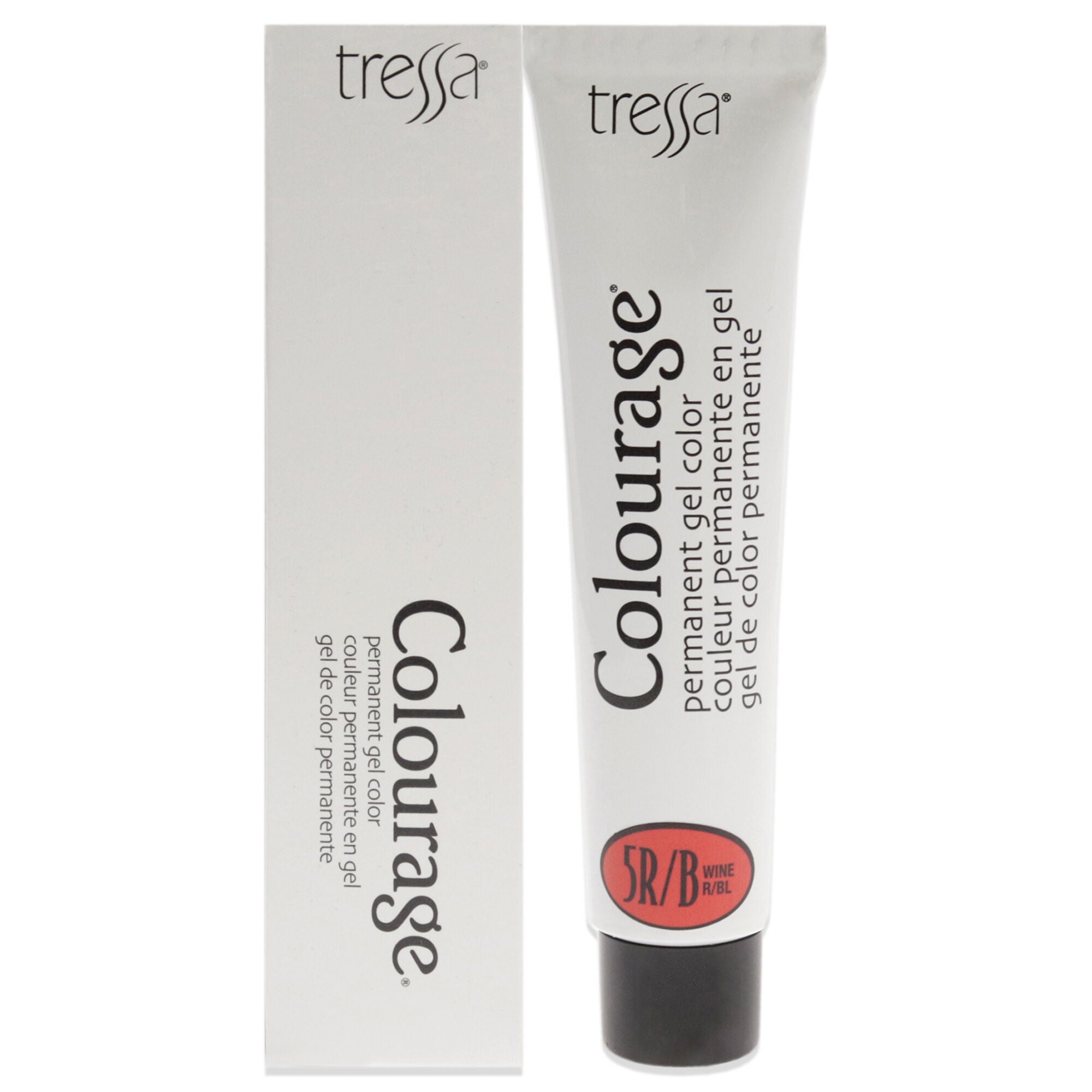 Colourage Permanent Gel Color - 5RB Wine by Tressa for Unisex - 2 oz Hair Color, See Description, hi-res image number 0