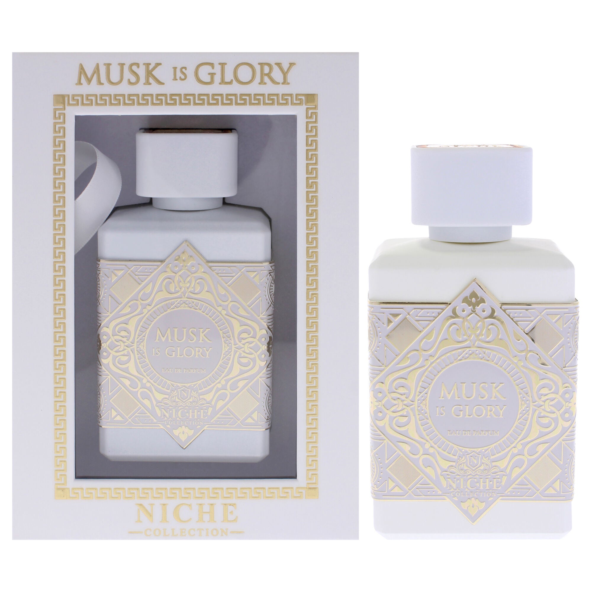 Niche Collection - Musk Is Glory by Khalis for Men - 3.4 oz EDP Spray, Clear, hi-res image number 0