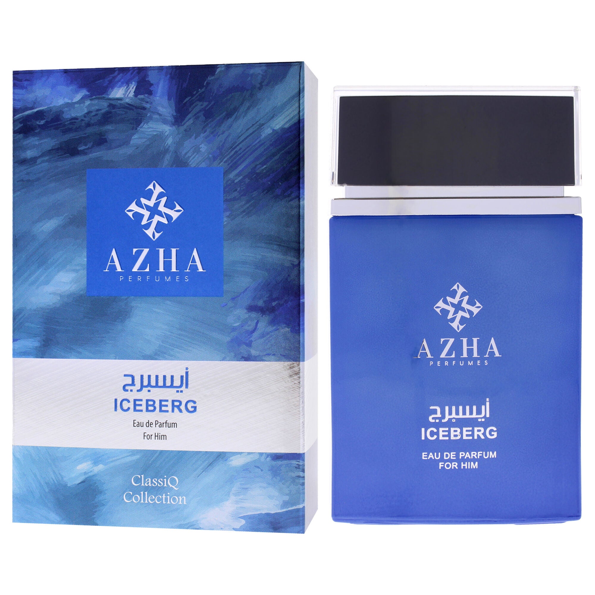 Classiq Collection - Iceberg by Azha for Men - 3.3 oz EDP Spray, Clear, alternate image number 3
