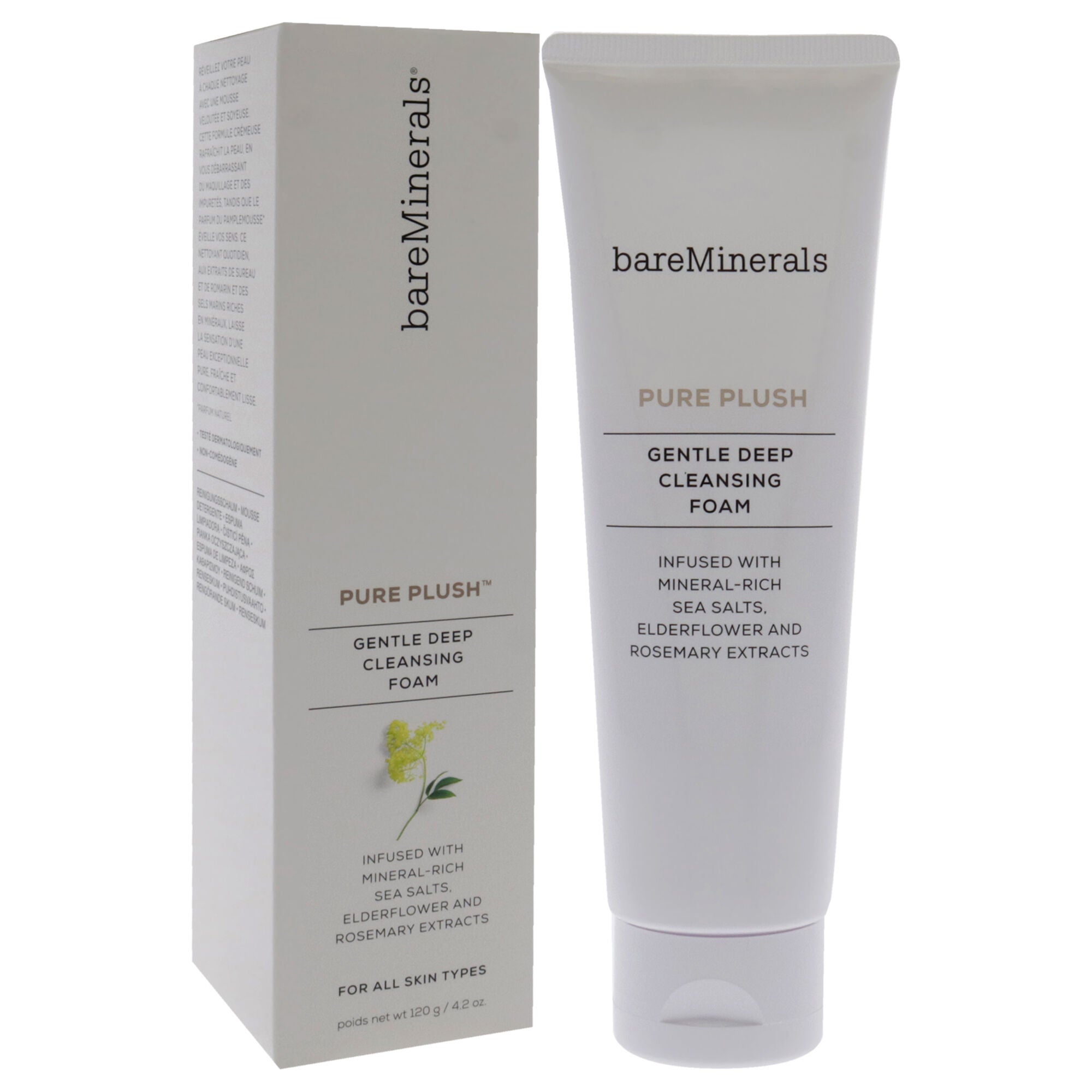 Pure Plush Gentle Deep Cleansing Foam by bareMinerals for Unisex - 4.2 oz Cleanser, , alternate image number 6